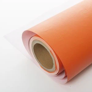 Orange plastik Roll Pou Lever Arch Files Kouvri